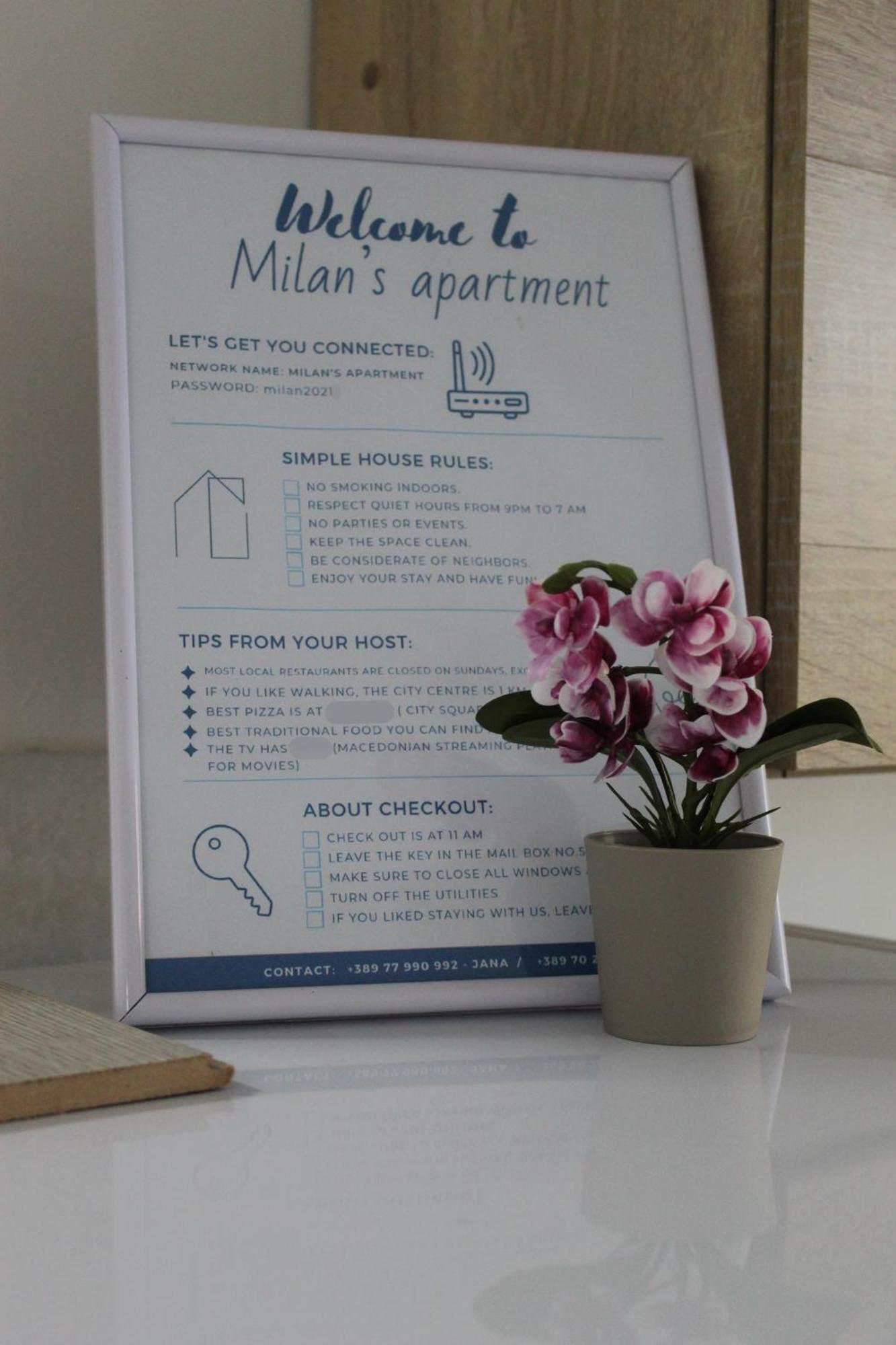 Milan'S Apartment Üsküp Dış mekan fotoğraf